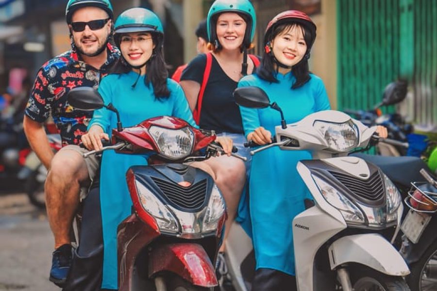 From Ho Chi Minh: Street Food Tasting & Sightseeing Tour by Motorbike