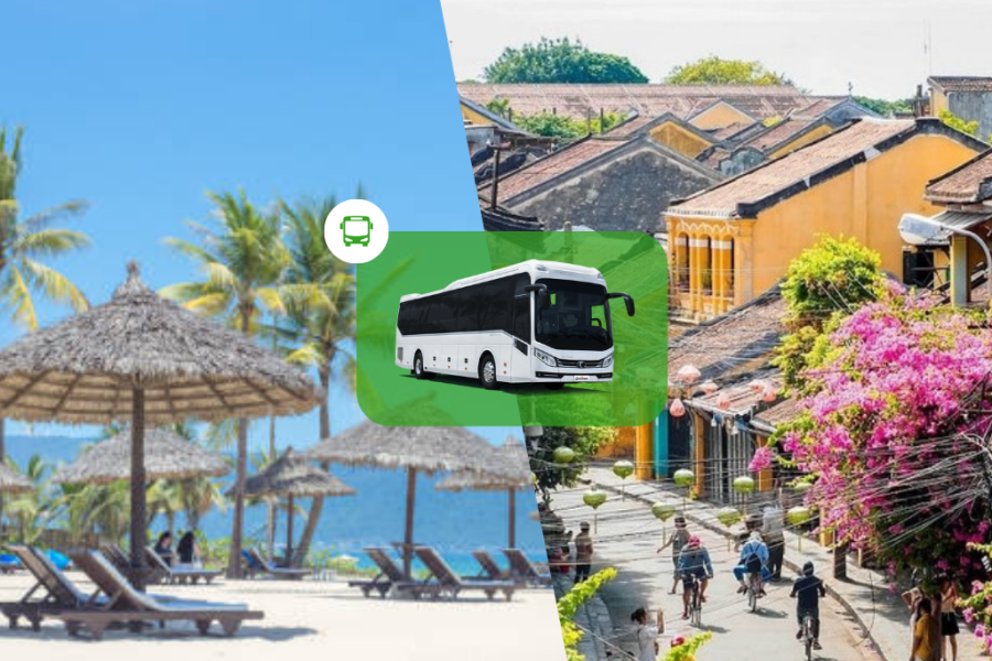 From Da Nang Beachside to Hoi An: Shuttle Bus 11 Seater